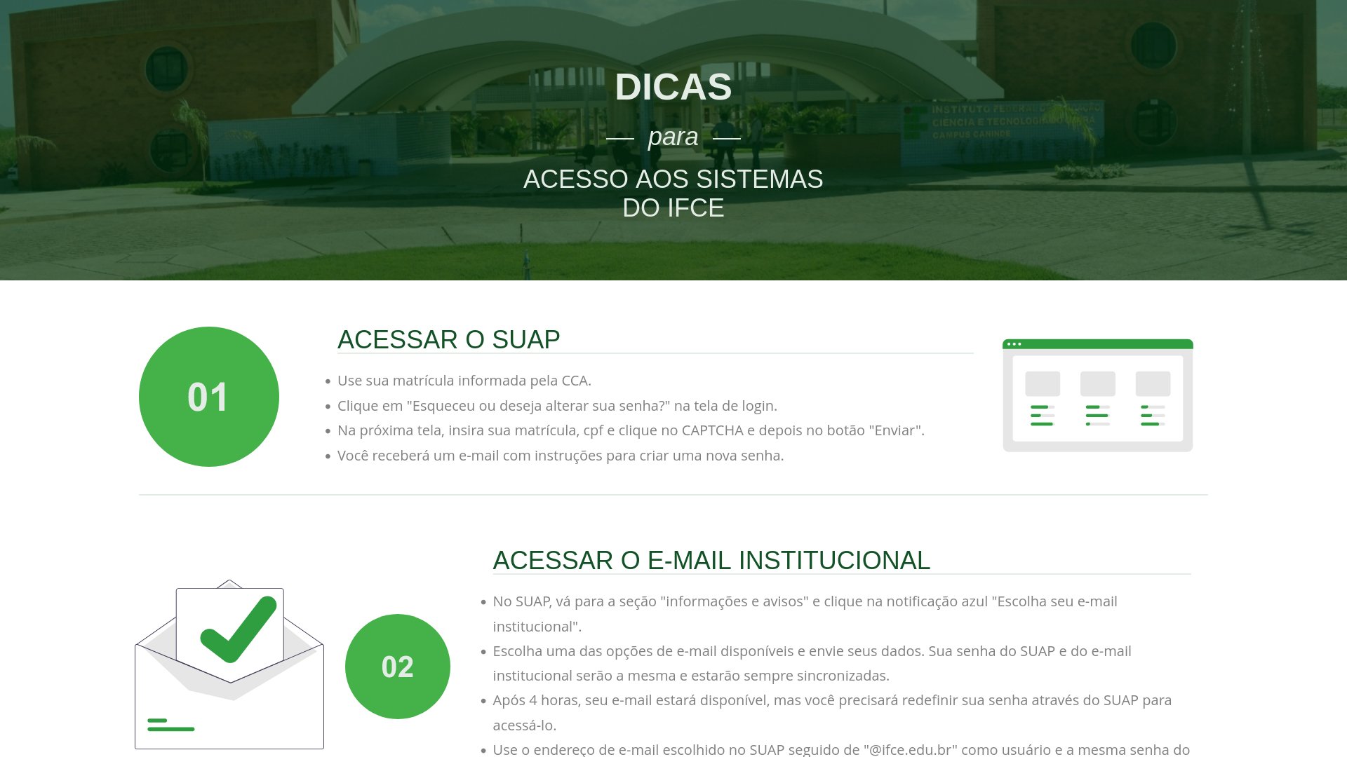 Dicas de Acesso Discentes